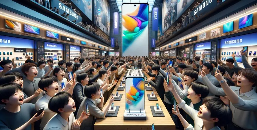 Début explosif pour les précommandes du Samsung Galaxy S24 en Corée !