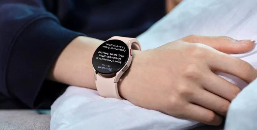 Samsung lance une fonction d'apnée du sommeil sur sa montre connectée