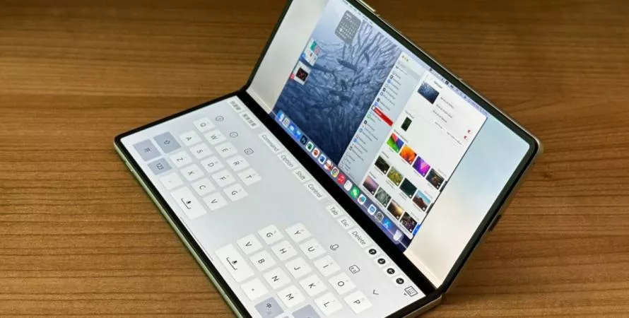 Premières images du vivo X Fold3 : intégration Mac et design innovant