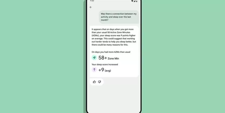 L'assistant IA de Fitbit arrive sur Android