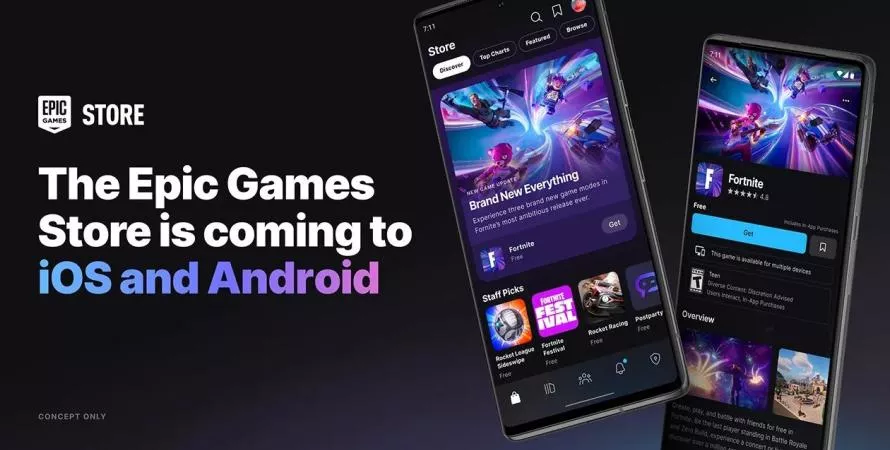 L'Epic Games Store débarque sur Android et iOS