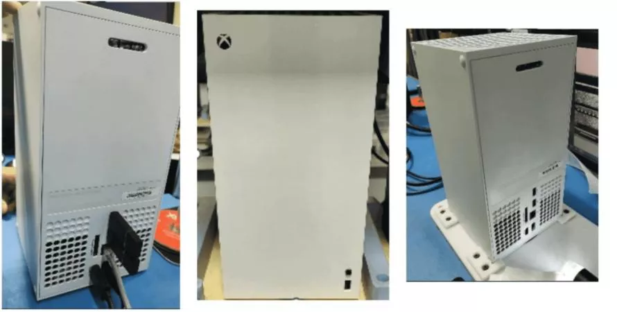 La nouvelle Xbox blanche sans lecteur Blu-ray se dévoile en photos volées