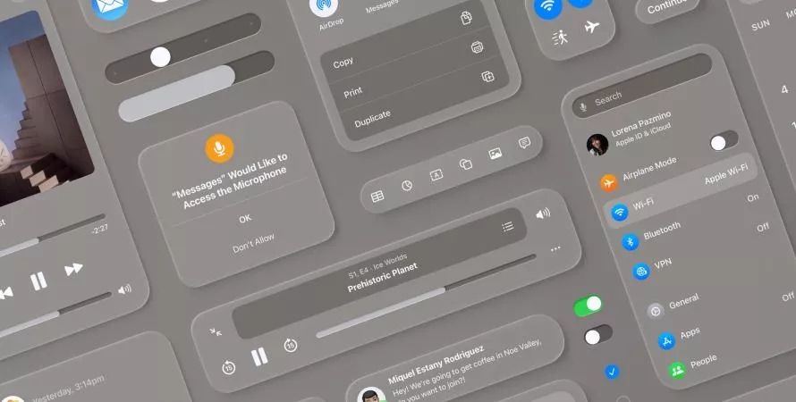 iOS 18 : un vent de changement avec un design à la visionOS ?