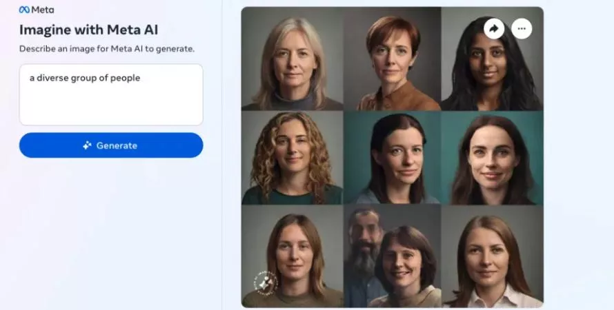 Les ratés de l'IA de Meta dans la représentation des couples mixtes