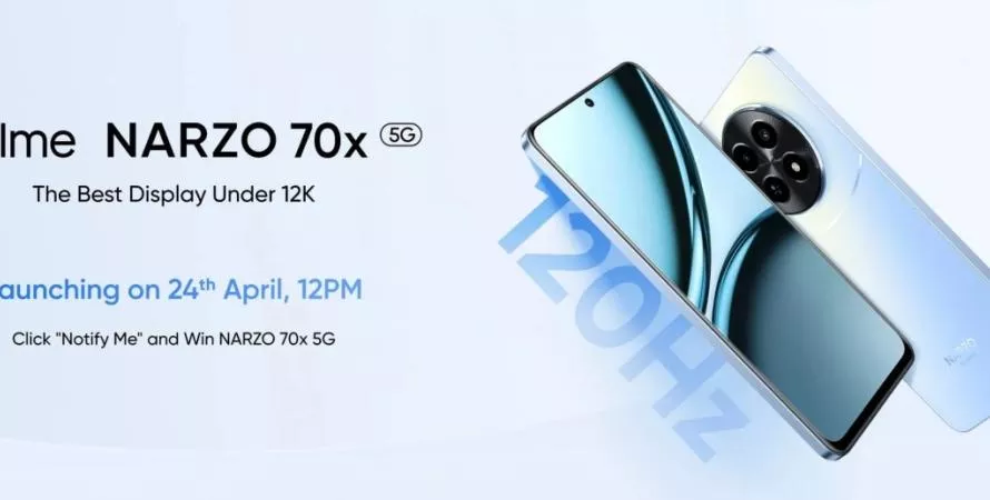 Narzo 70x 5G : un écran 120 Hz pour le nouveau smartphone de chez Realme 