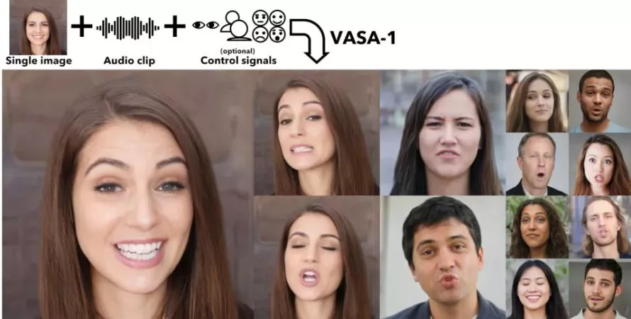 L'IA de Microsoft transforme les photos en vidéos réalistes
