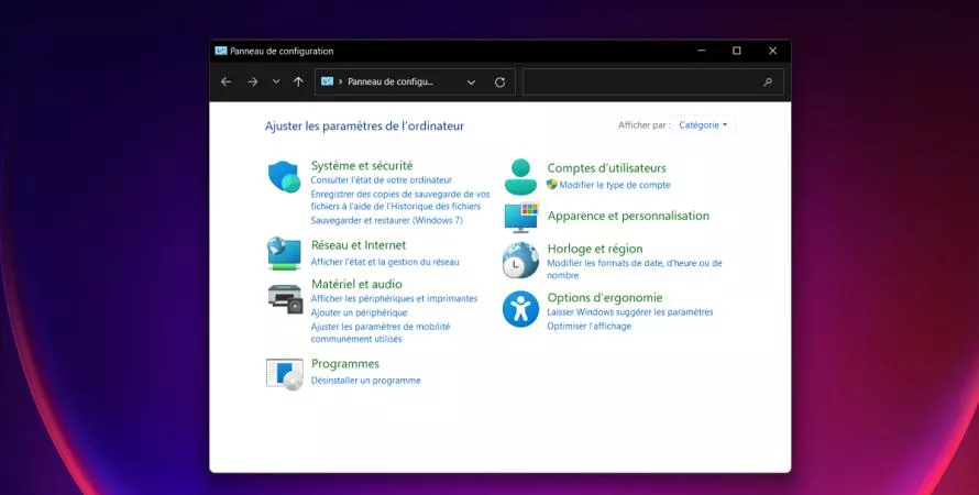 Le Panneau de configuration de Windows bientôt à la retraite ?