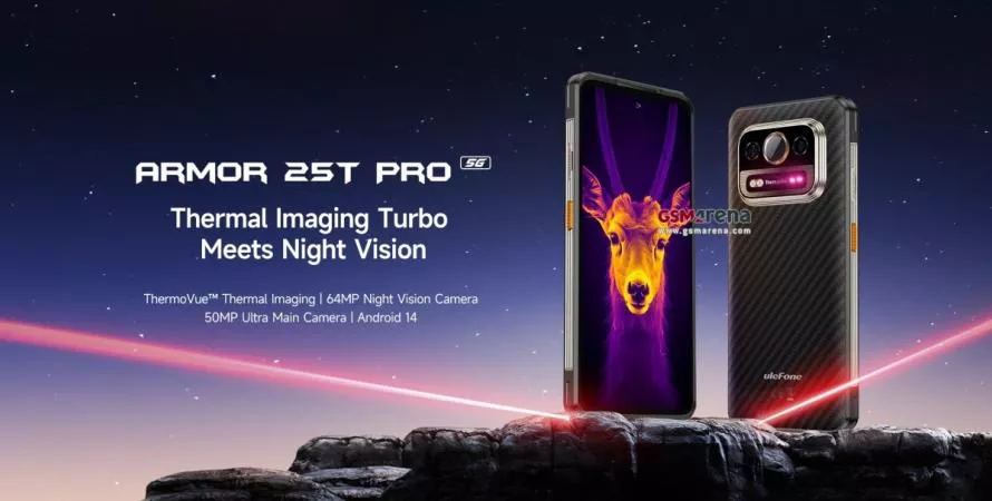 Découvrez l'Ulefone Armor 25T Pro : un smartphone robuste avec caméra thermique