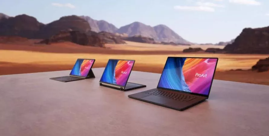 ASUS dévoile ses nouveaux laptops ProArt : plus fins et axés sur l'IA