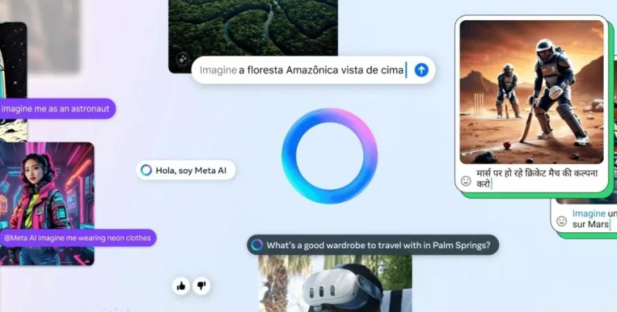 L'assistant virtuel Meta AI étend sa présence mondiale et vise le sommet