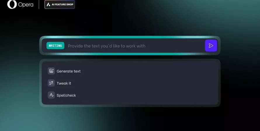 Opera améliore son mode d’écriture avec Aria : découvrez Writing Mode 2.0