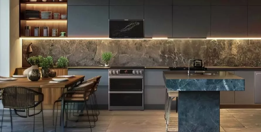 LG révolutionne la cuisine avec un micro-ondes équipé d'un écran tactile