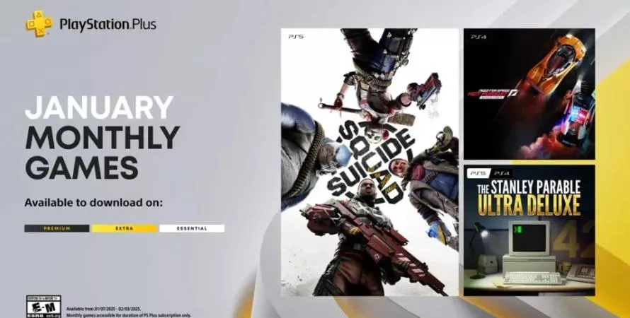 Les jeux PlayStation Plus de janvier 2025 : une sélection variée