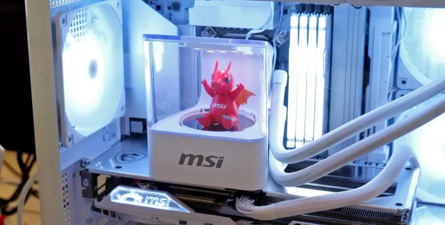 MSI crée un refroidisseur CPU avec une platine intégrée, une idée fun