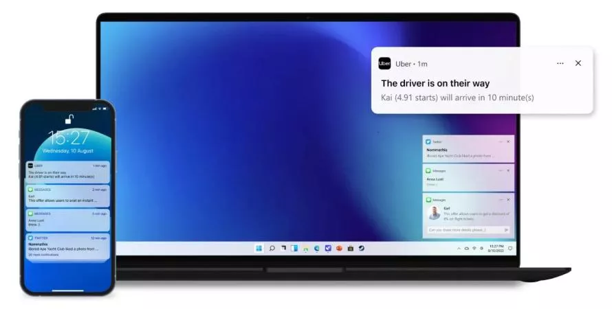 Windows 11 teste une intégration iPhone directement dans le menu Démarrer