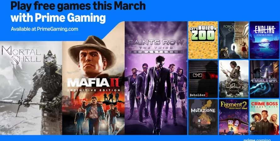 Les jeux gratuits de mars sur Prime Gaming : Mafia II, Saints Row et plus