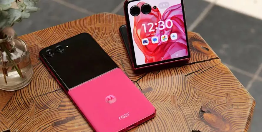 Motorola tease ses nouveaux Razr : design en bois et IA au menu  ?