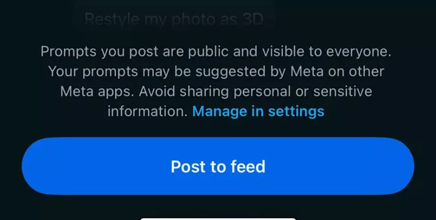 Meta AI : attention à ce que vous partagez, tout le monde peut le voir