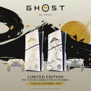 Sony dévoile deux superbes PS5 en édition limitée pour Ghost of Yōtei