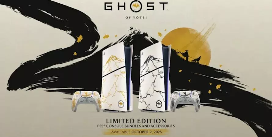 Sony dévoile deux superbes PS5 en édition limitée pour Ghost of Yōtei