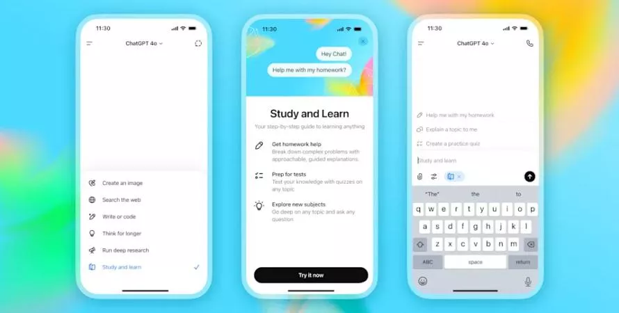 ChatGPT passe en mode “études” : une nouvelle façon d’apprendre