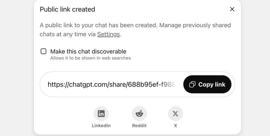 OpenAI fait disparaître les conversations ChatGPT de Google après la polémique OpenAI fait disparaître les conversations ChatGPT de Google après la polémique