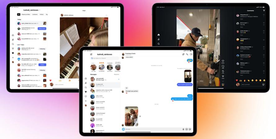 Instagram débarque enfin sur iPad après 15 ans d'attente Instagram débarque enfin sur iPad après 15 ans d'attente
