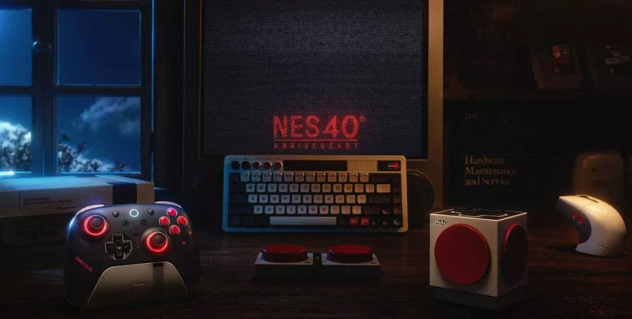 8BitDo célèbre les 40 ans de la NES avec une collection exclusive de périphériques gaming