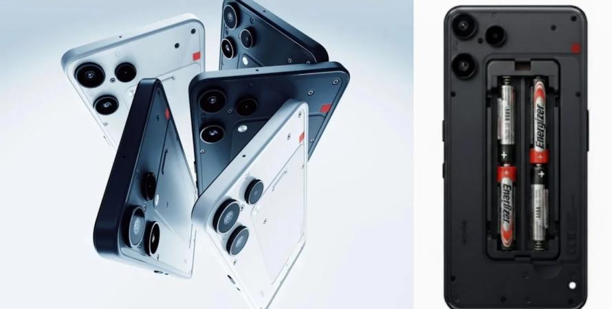 Ce concept de smartphone Nothing alimenté par des piles AAA va vous surprendre Ce concept de smartphone Nothing alimenté par des piles AAA va vous surprendre