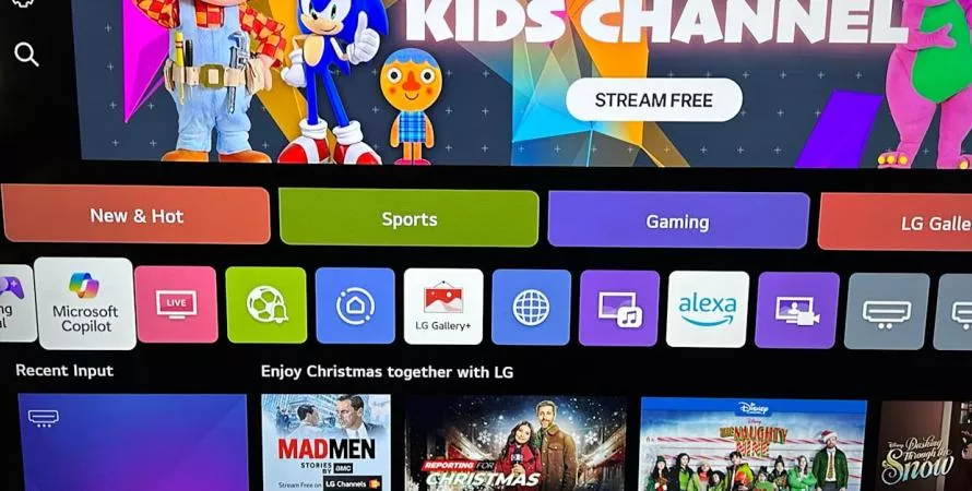 L'IA de Microsoft s'invite discrètement (et sans prévenir) sur votre téléviseur LG