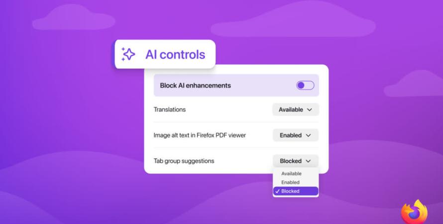 Firefox : un bouton pour dire "non" à l'intelligence artificielle Firefox : un bouton pour dire "non" à l'intelligence artificielle