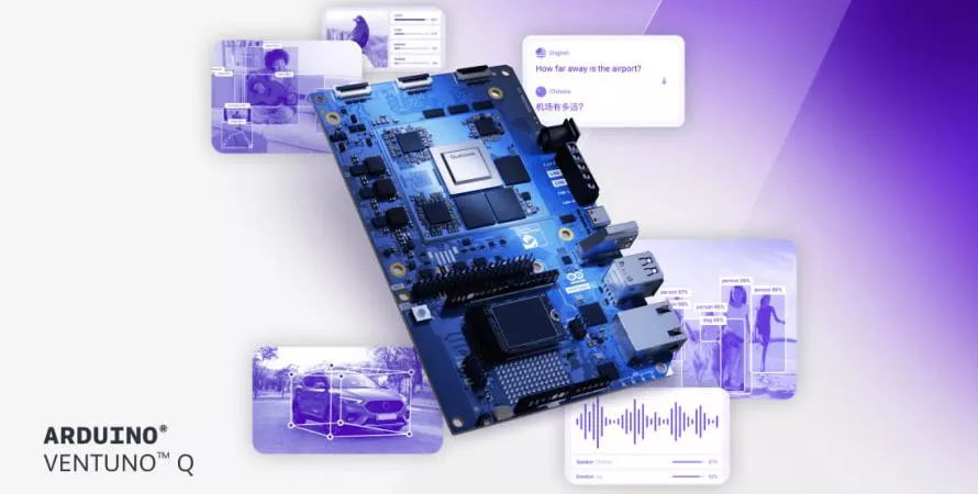 Arduino Ventuno Q : Qualcomm fusionne intelligence artificielle et robotique sur une seule carte