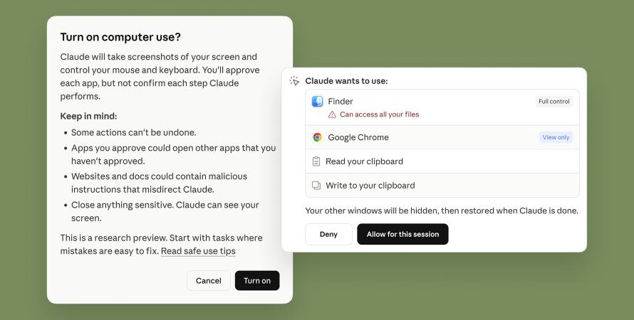 Claude franchit une étape : l'IA prend (presque) les commandes de votre Mac