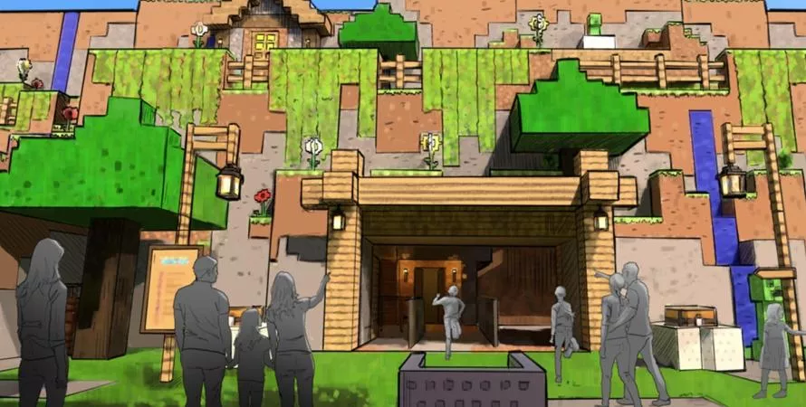 Minecraft : Le jeu culte s'installe pour de vrai avec son propre parc d'attractions
