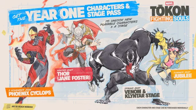 Marvel Tokon : Thor (Jane Foster), Venom et Jubilé en DLC en 2027